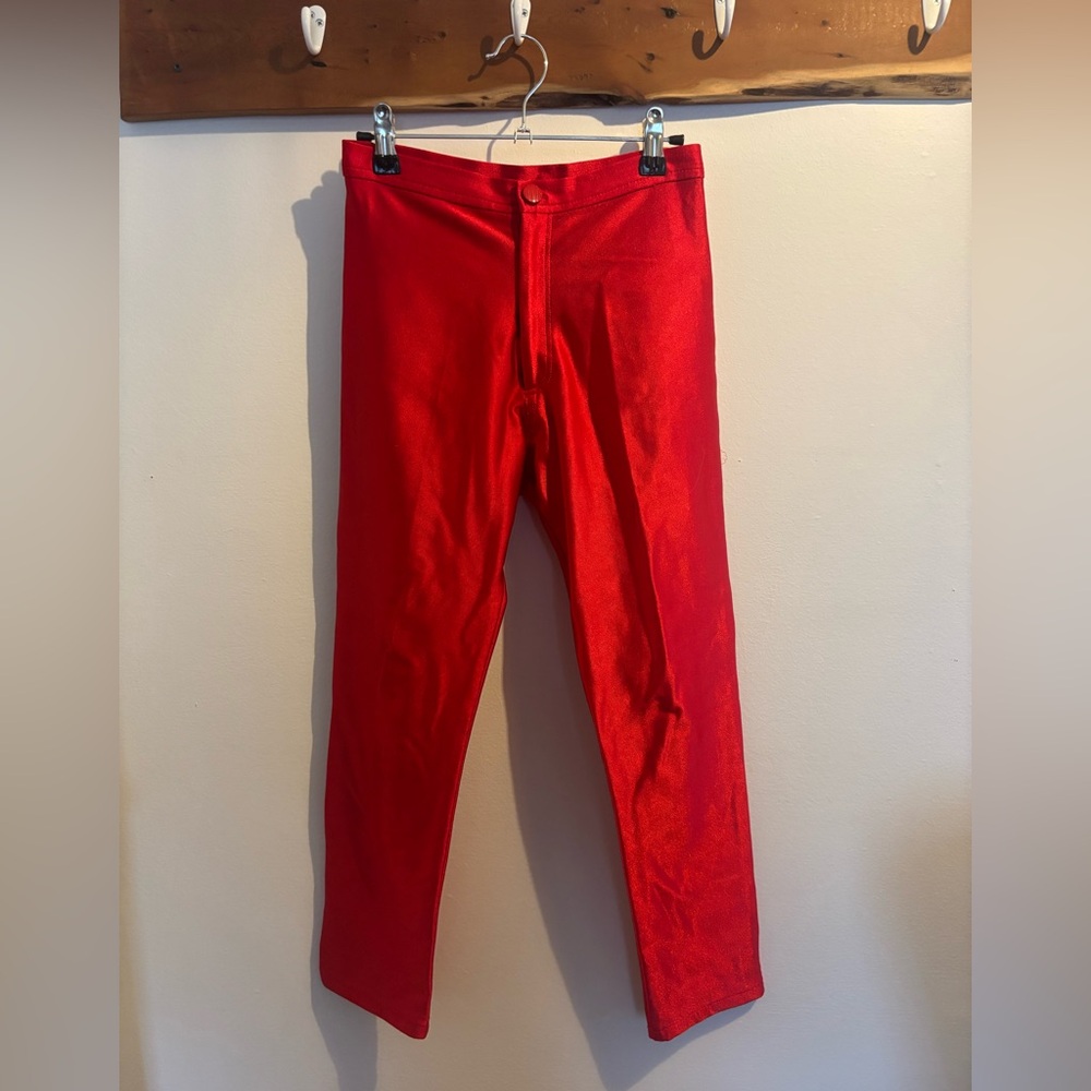 Vintage Red Disco Pants